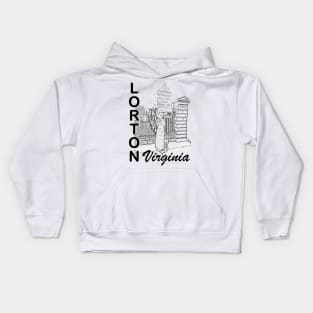 Lorton Suffragist Memorial - Black Kids Hoodie